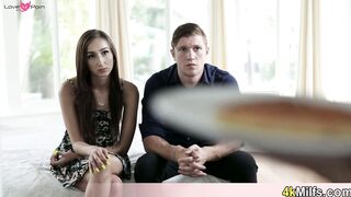 Dinner with stepmother ends in a fuck