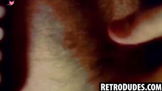 RetroDudes.com - Lean mustached Anthony Lee takes a hard oral and anal hammering