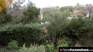 TeensFuckingDads.com - Alluring teen swallows stepdad's big dick and enjoys wild fuck