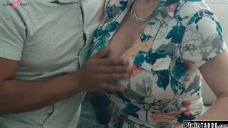 Busty shrink tittyfucks her clients bbc