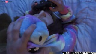 My friend leaves me alone with her brother at the sleepover (he fucks me in the ass)