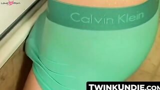 TwinkUndie.com - Big dick twink Jeremiah and Shane's intense jerk off session