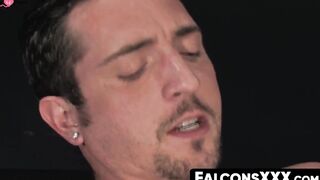 FalconsXXX.com - Two gays in a wild, bareback fucking session with intense anal actio