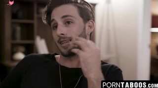 PornTaboos.com - Gorgeous temptress shares a thick hard dick with her busty stepmom