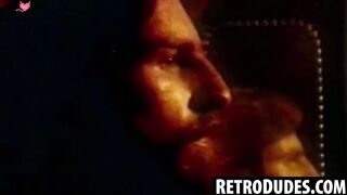 RetroDudes.com - Retro hottie Michael Zen enjoys a steamy cock sucking session