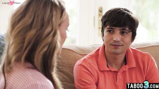 Stepson wants to get MILF stepmoms pussy