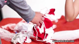 Asian fuck toy for Erics lonely dick
