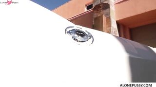 aj applegate anal blonde carwash