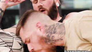 Straight dude Johnny Hill starts curiosity about how it feels to fuck a guy
