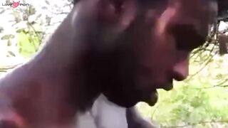 Big Black Cock Breeds White Hole Outdoors