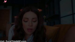 My hot stepmom watched porn, got horny, and wanted to fuck hard