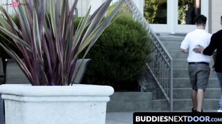 BuddiesNextDoor.com - Sexy big-dick hunks ram each other hard and suck dick in a feve