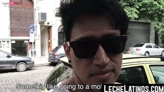 LecheLatinos.com - Straight Latino's first gay bareback experience in a wild fuck ses
