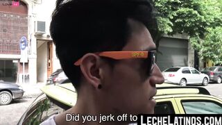 LecheLatinos.com - Straight Latino's first gay bareback experience in a wild fuck ses