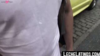 LecheLatinos.com - Straight Latino's first gay bareback experience in a wild fuck ses
