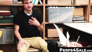 Skinny Twink suspect rimmed and drilled hard by BBC officer