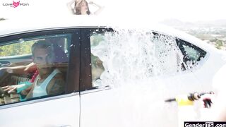 At this carwash you get your dick sucked