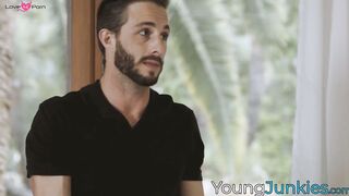 My naked and tempting body was dominated by pussy eater Lucas Frost
