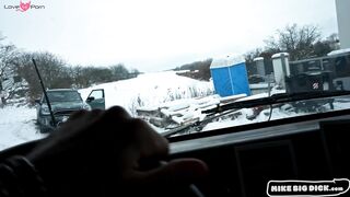 Mike Big Dick e13 p1: Afro Babe Trapped In Snowstorm