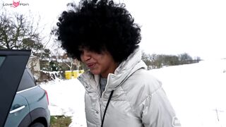 Mike Big Dick e13 p1: Afro Babe Trapped In Snowstorm
