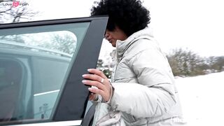 Mike Big Dick e13 p1: Afro Babe Trapped In Snowstorm