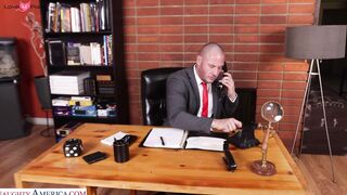 Sexy secretary gets dominant with her boss