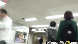 NipponPissTV.com - Japanese cuties need to pee hard while being filmed outdoors