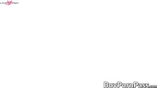Cute Kevin Ateah pounded raw after deepthroat and rimming