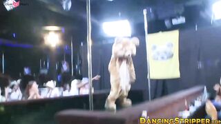 Voyeur babes watch their friends suck cocks at CFNM party