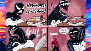 she venom and spiderman