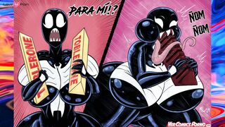 she venom and spiderman