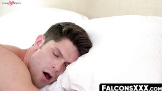 FalconsXXX.com - Gay hunks enjoy mutual rimming before engaging in raw anal sex