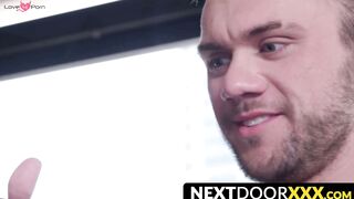 NextDoorXXX.com - Great looking hunk rides his lover's long and thick dick in a passi