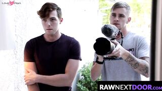 RawNextDoor.com - Travis Berkley fucks his online hookup Christian Bay with wild pass