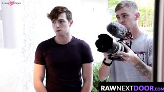 RawNextDoor.com - Travis Berkley fucks his online hookup Christian Bay with wild pass