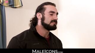 MaleIcons.com - Armond Rizzo and Billy Santoro's shared lust in an intense anal sessi