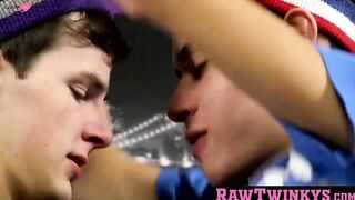 RawTwinkys.com - Horny twink with tattoos loves taking it up his tight rear with joy