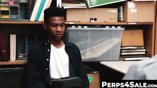 Skinny black Thief Enjoys Fast and Deep Banging from hot cop