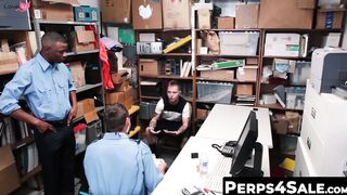 Tatted sweet perp Penetrated by a horny cop till he cums