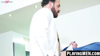 PlayingMen.com - Bruno Max and Logan Moore enjoy a hardcore anal session
