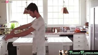 FamilyHandle.com - Charity Crawford rides and sucks her stepbro's big hard cock deep