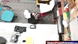 ShopliftersPunished.com - Teen shoplifting suspects fuck a dirty pig for their freedo