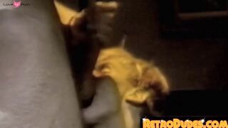 RetroDudes.com - Nerdy college students blow each other in the library