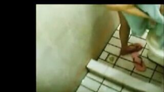 Busty Indonesian Auntie spied in shower