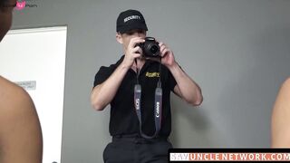SayUncleNetwork.com - Officer's BBC ravished in sizzling threesome blowjob frenzy