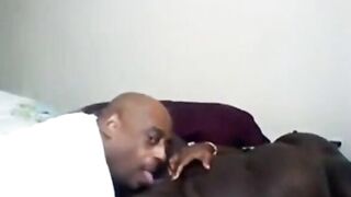 Black BBW Milf on Webcam While Husband's at Work