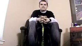 JoeSchmoeXXX.com - Amateur twink Bruce takes a long black cock in his ass