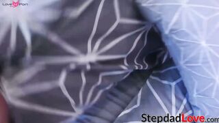 Well endowed stepdad gets the chance to fuck cute daughter