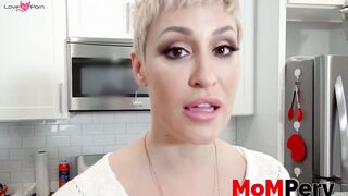 Pixie MILF Ryan Keely penetrated by stepsons cock in kitchen