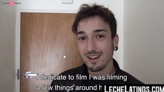 LecheLatinos.com - Latino twink's gay awakening after a passionate POV bareback fuck